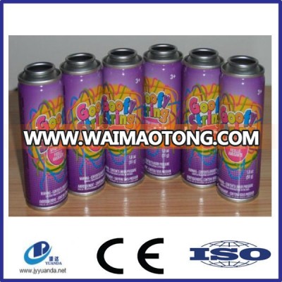 Used for celebration or festival,String mist spray,Please do not touch under the age of 3